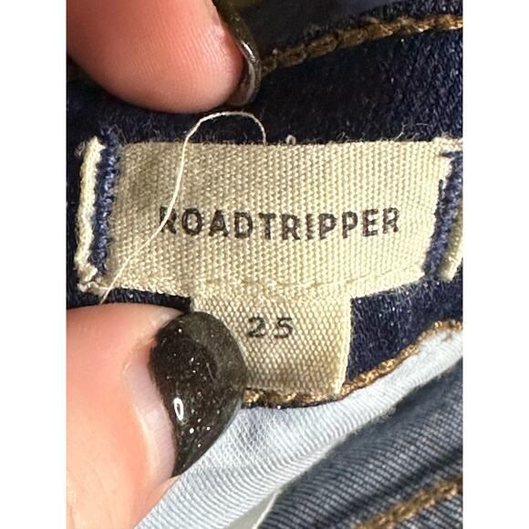 Madewell 'Tall Roadtripper' High Rise Blue Jeans Denim in 'Jansen Wash' Size 25 - Picture 6 of 7